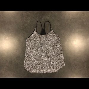 Lulu Lemon - Black/White workout tank